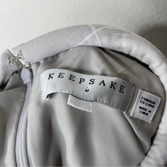 Keepsake Sun Up Mini Dress In Brush Stroke Print - Picture 6 of 7